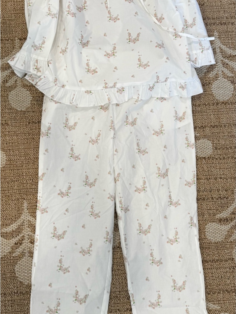 Lenora LUCY RUFFLE LONG PAJAMAS - Picture 4 of 5